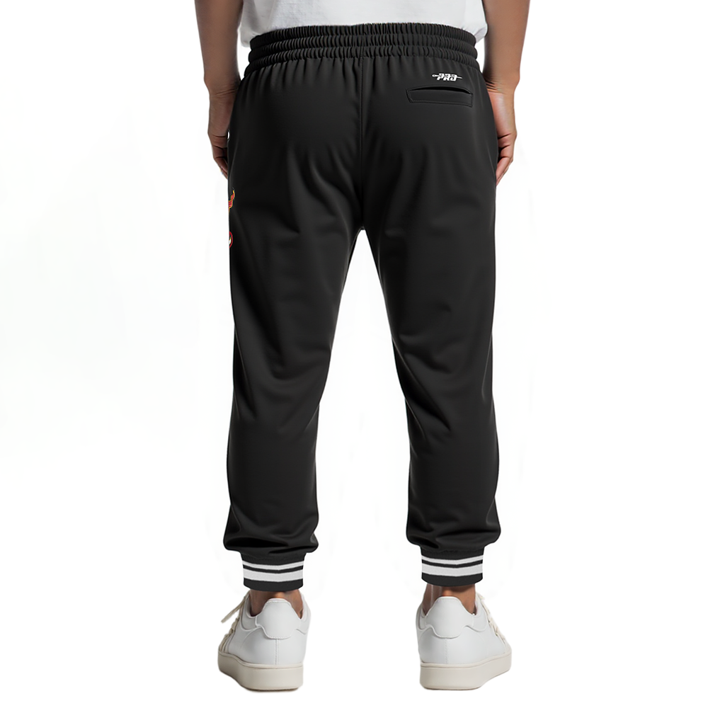 NBA MIAMI HEAT RETRO CLASSIC BIG BOYS RIB FLC SWEATPANT (BLACK)