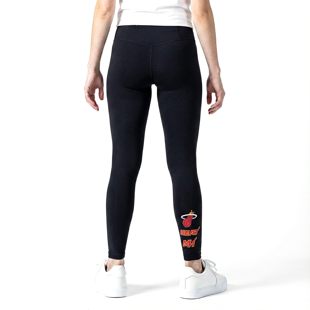 NBA MIAMI HEAT RETRO CLASSIC WOMEN'S JERSEY LEGGING (BLACK)