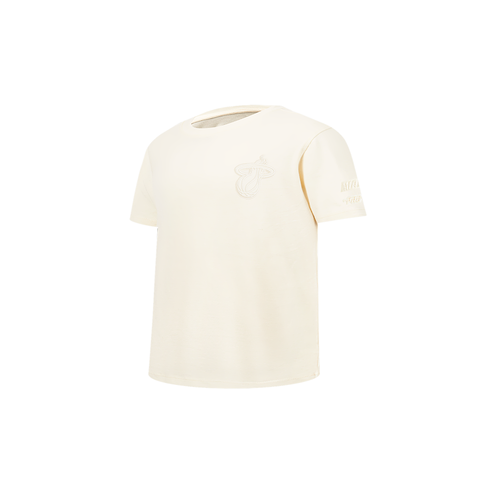NBA MIAMI HEAT NEUTRAL TODDLER BOYS SHORT SLEEVE TEE (EGGSHELL)