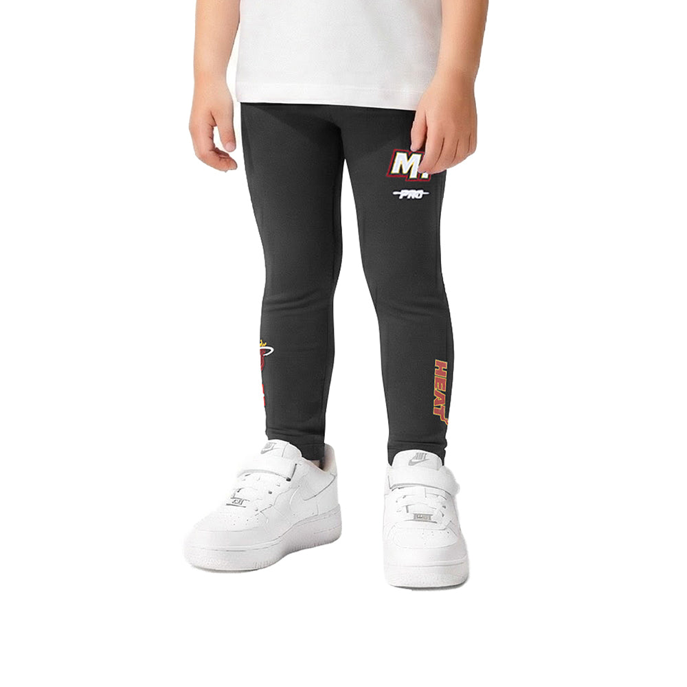 NBA MIAMI HEAT CLASSIC TODDLER GIRLS LEGGING (BLACK)