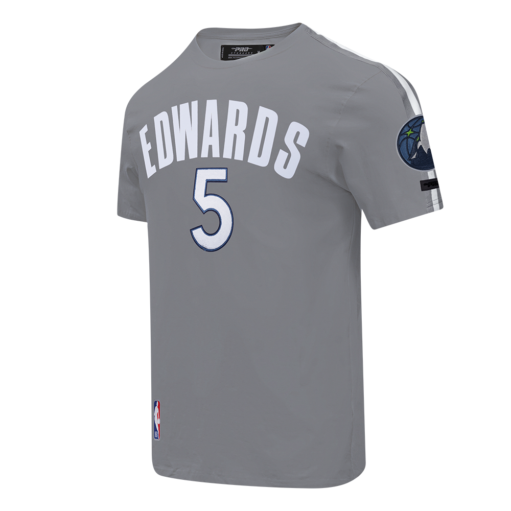 NBA MINNESOTA TIMBERWOLVES ANTHONY EDWARDS #5 CLASSIC PNN  MEN'S SJ (GRAY)