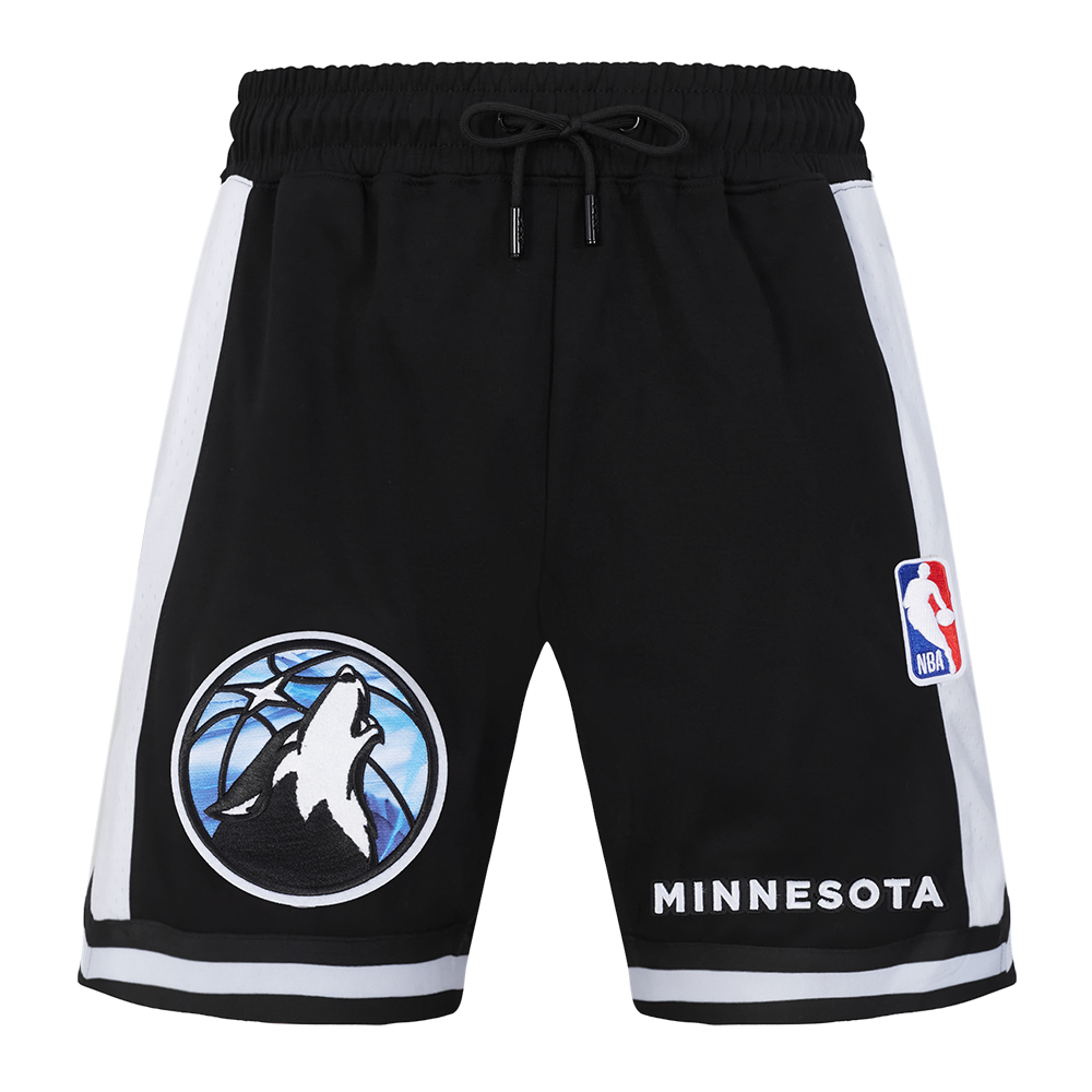 NBA MINNESOTA TIMBERWOLVES CITY EDITION MEN'S DOUBLE KNIT 2.0 SHORT (BLACK)