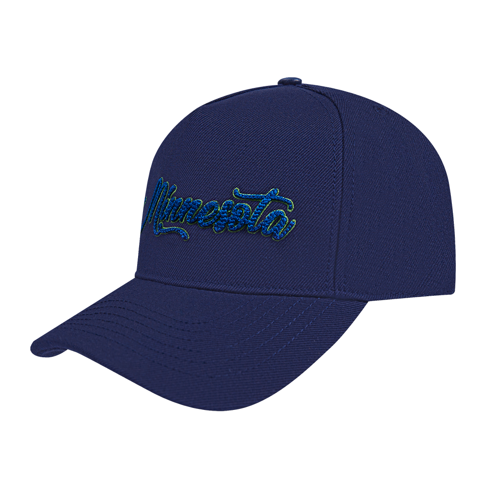 NBA MINNESOTA TIMBERWOLVES CITY SIGNATURE MEN'S PINCH FRONT SNAPBACK (MIDNIGHT NAVY)