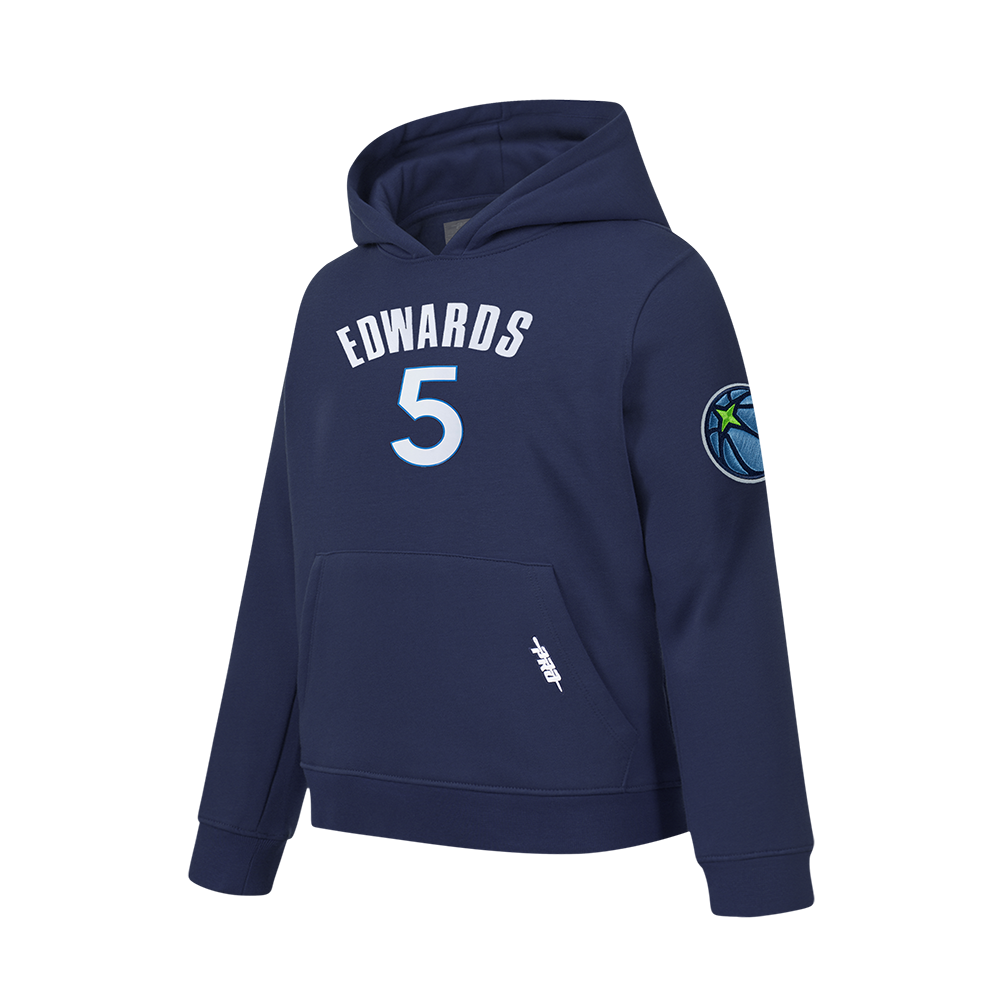 NBA MINNESOTA TIMBERWOLVES ANTHONY EDWARDS #5 CLASSIC PNN BIG BOY'S FLE (MIDNIGHT NAVY)