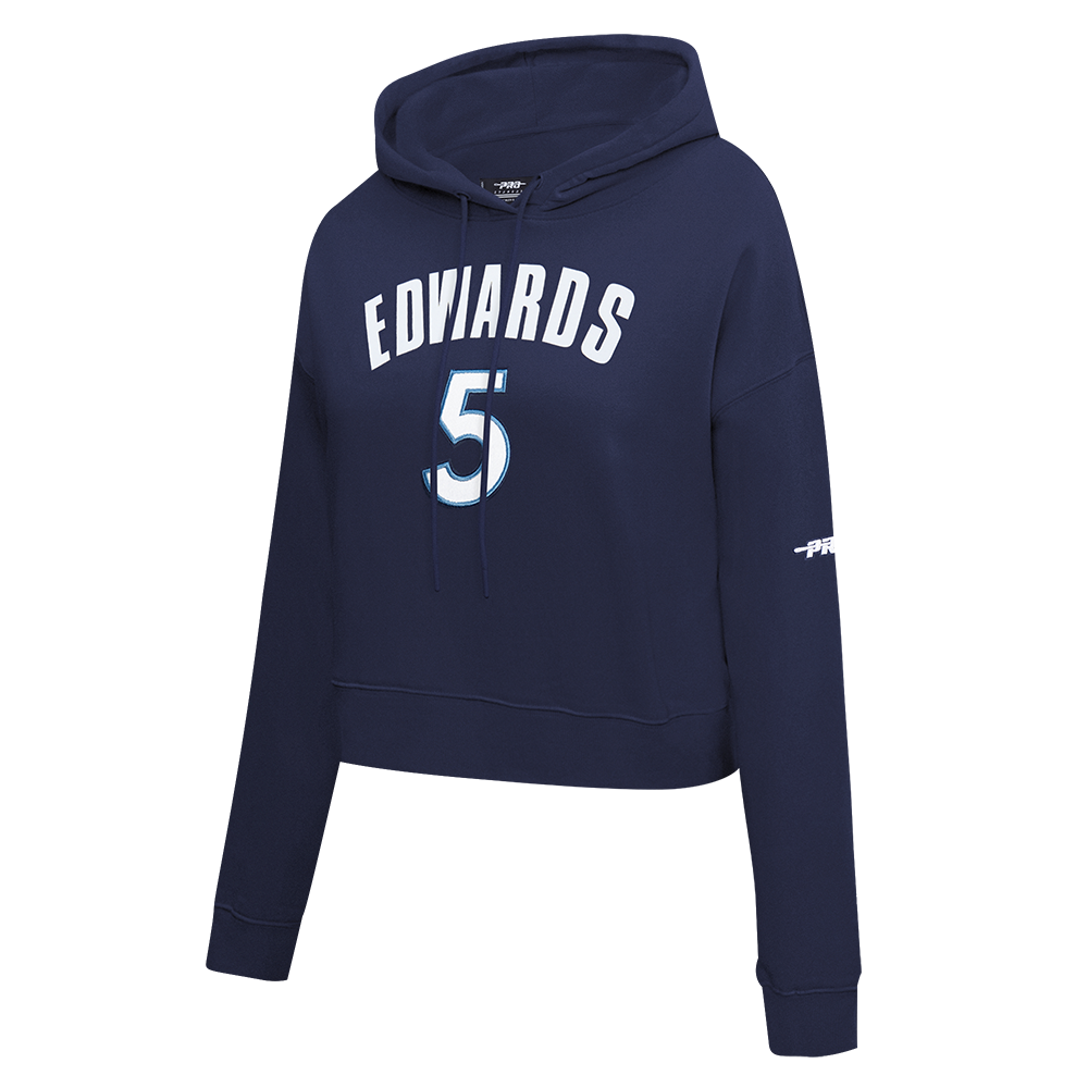 NBA MINNESOTA TIMBERWOLVES ANTHONY EDWARDS #5 CLASSIC PNN WOMEN'S FLC (MIDNIGHT NAVY)