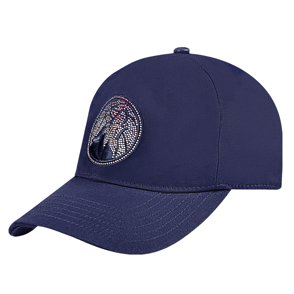 NBA MINNESOTA TIMBERWOLVES JEWELS WOMEN'S DAD HAT (MIDNIGHT NAVY)