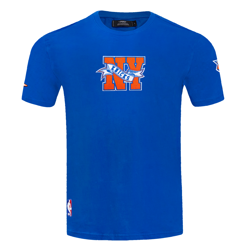 NBA NEW YORK KNICKS TEAM PENNATS MEN'S SJ TEE (ROYAL BLUE) Pro Standard
