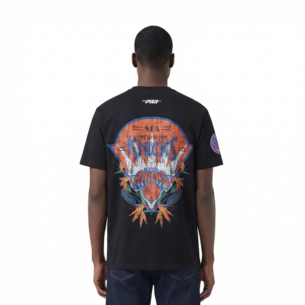 NBA NEW YORK KNICKS PARADISE MEN'S S/S TEE (BLACK)