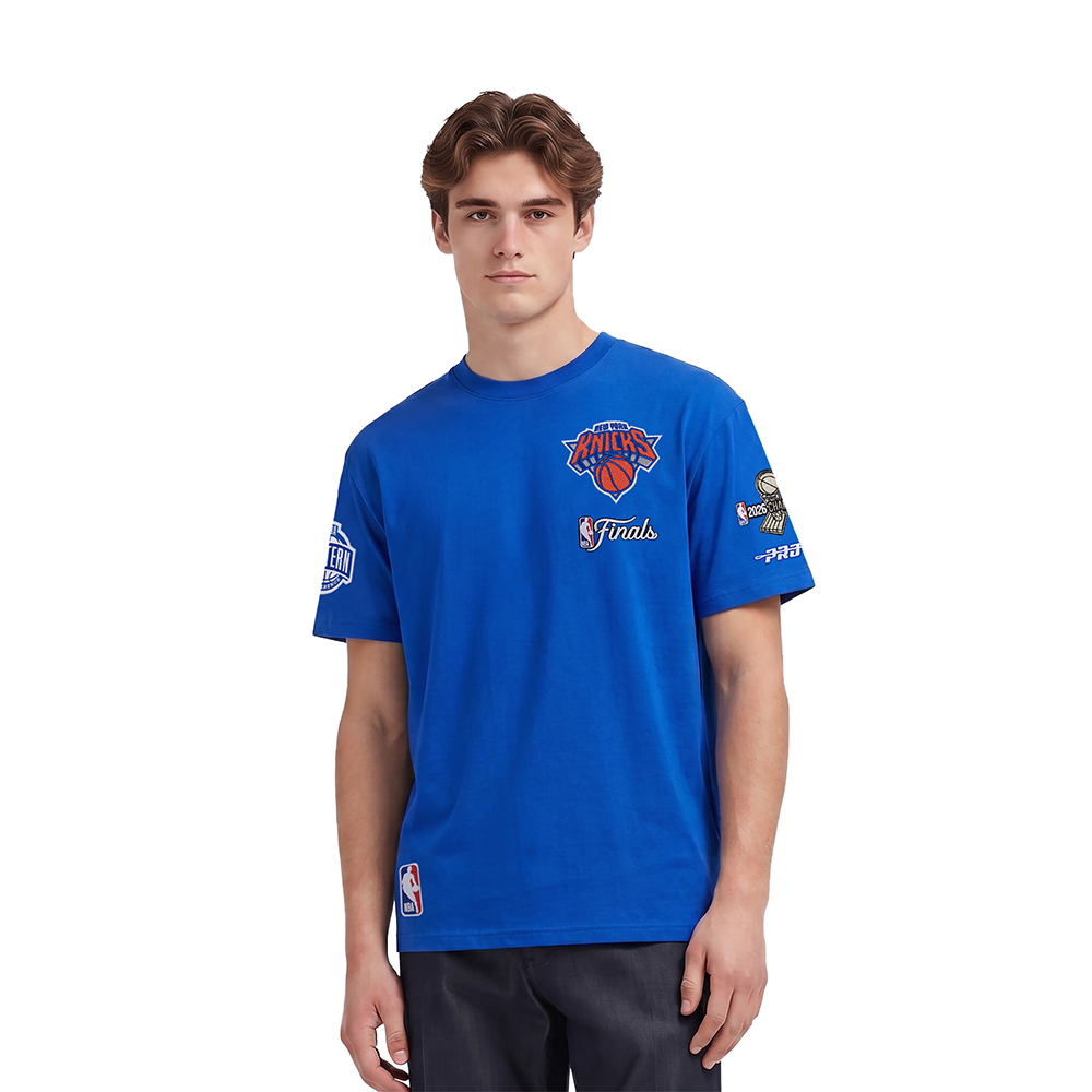 NEW YORK KINCKS 2026 NBA CHAMPIONSHIP  MEN'S S/S TEE (ROYAL BLUE)