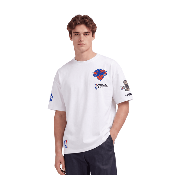 NEW YORK KNICKS 2026 NBA CHAMPIONSHIP  MEN'S S/S TEE (WHITE)