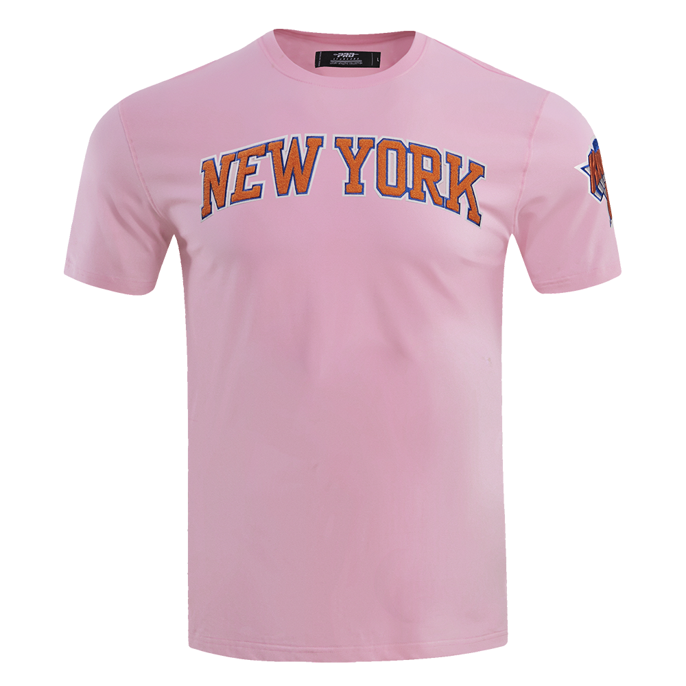 NBA NEW YORK KNICKS LOGO PRO TEAM MEN S TEE PINK Pro Standard