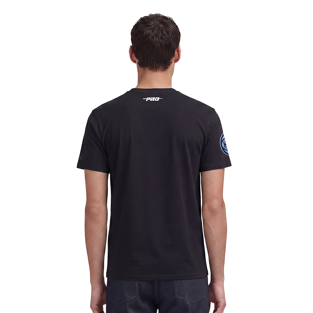 NBA NEW YORK KNICKS VARSITY BLUES MEN'S TEE (BLACK)