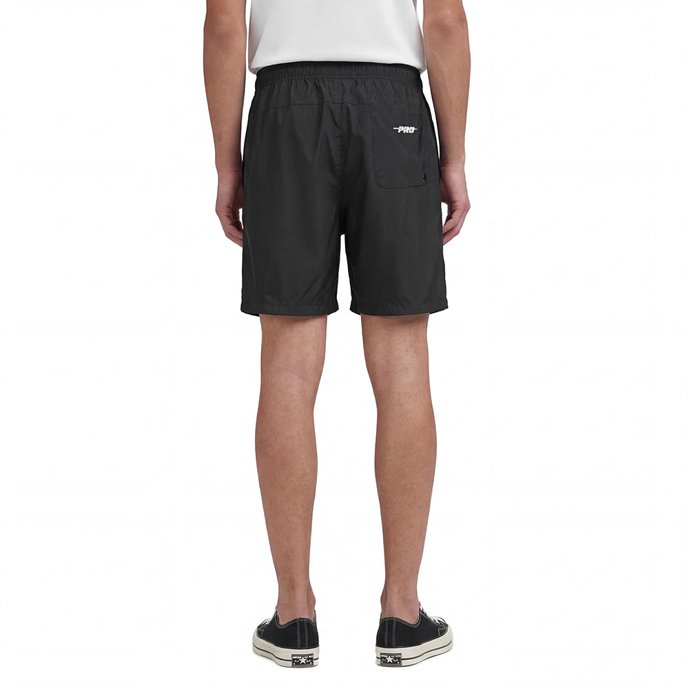 NBA NEW YORK KNICKS PARADISE MEN'S WOVEN SHORT (BLACK)
