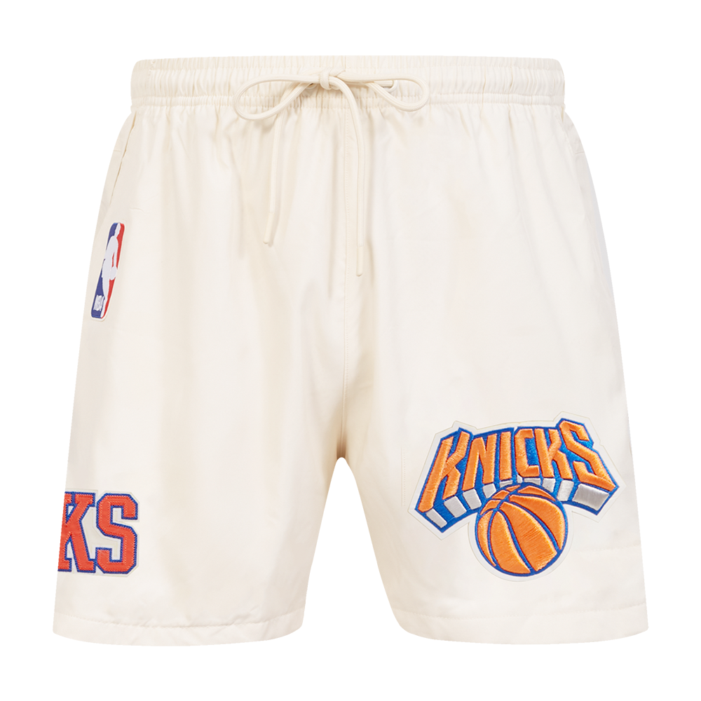 NBA NEW YORK KNICKS CLASSIC WOVEN MEN'S SHORT (EGGSHELL)