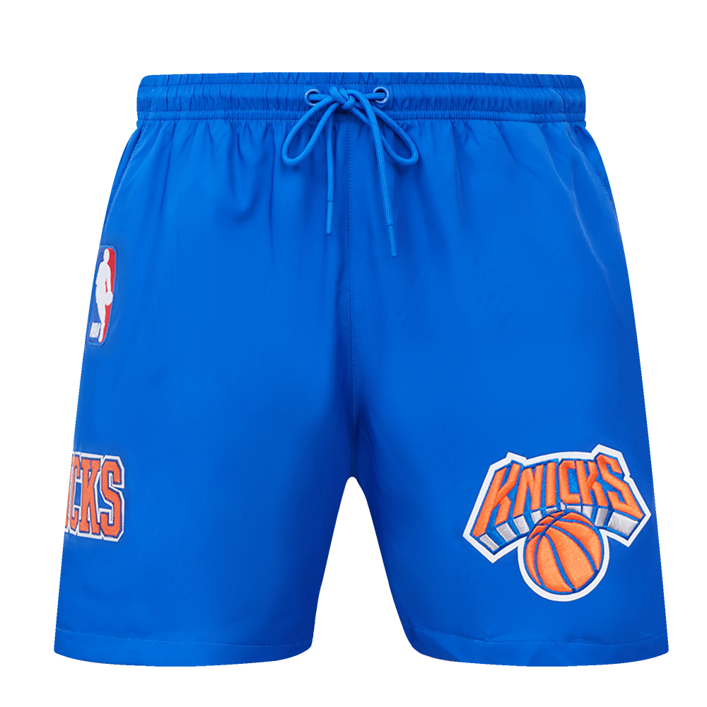 NBA NEW YORK KNICKS CLASSIC WOVEN MEN'S SHORT (ROYAL BLUE)
