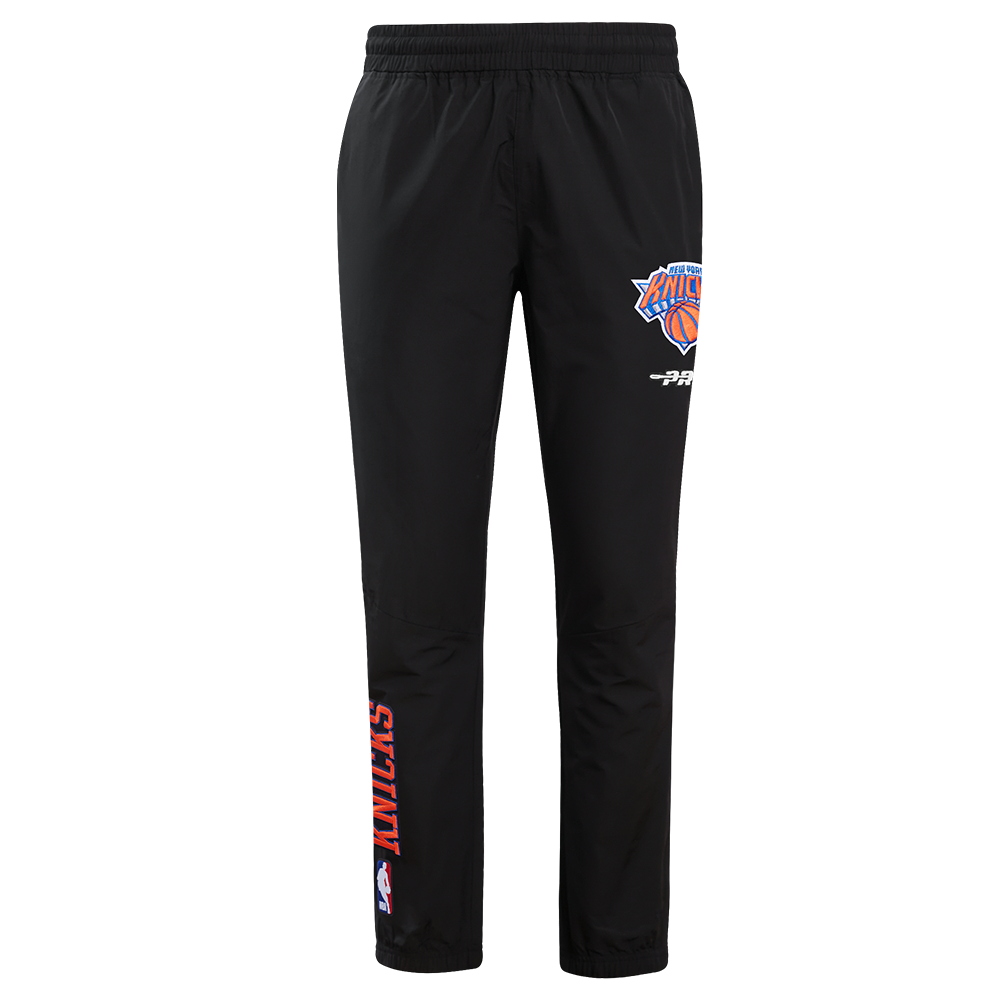 NBA NEW YORK KNICKS CLASSIC WIND SUIT MEN'S WOVEN PANT (BLACK)