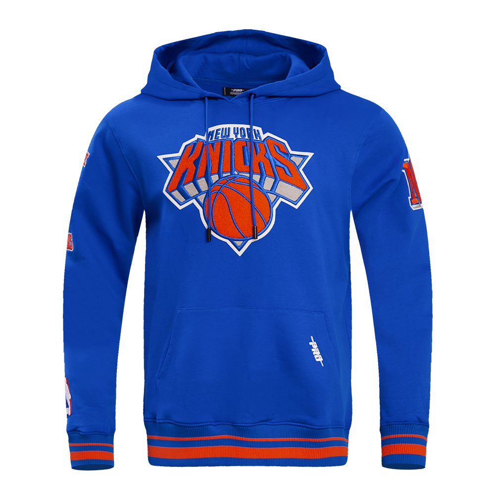 New Era Men's New York Knicks Men's Hooded Pullover, Grey 