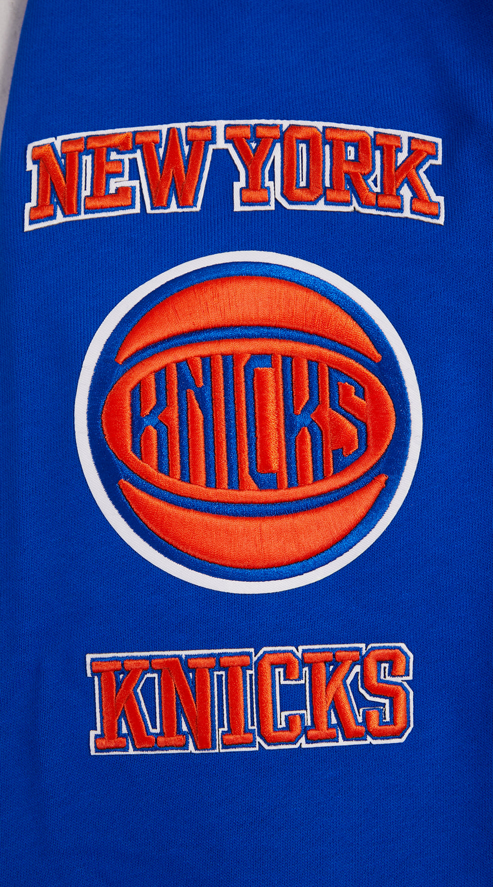NBA NEW YORK KNICKS RETRO CLASSIC MEN'S PO HOODIE (ROYAL BLUE