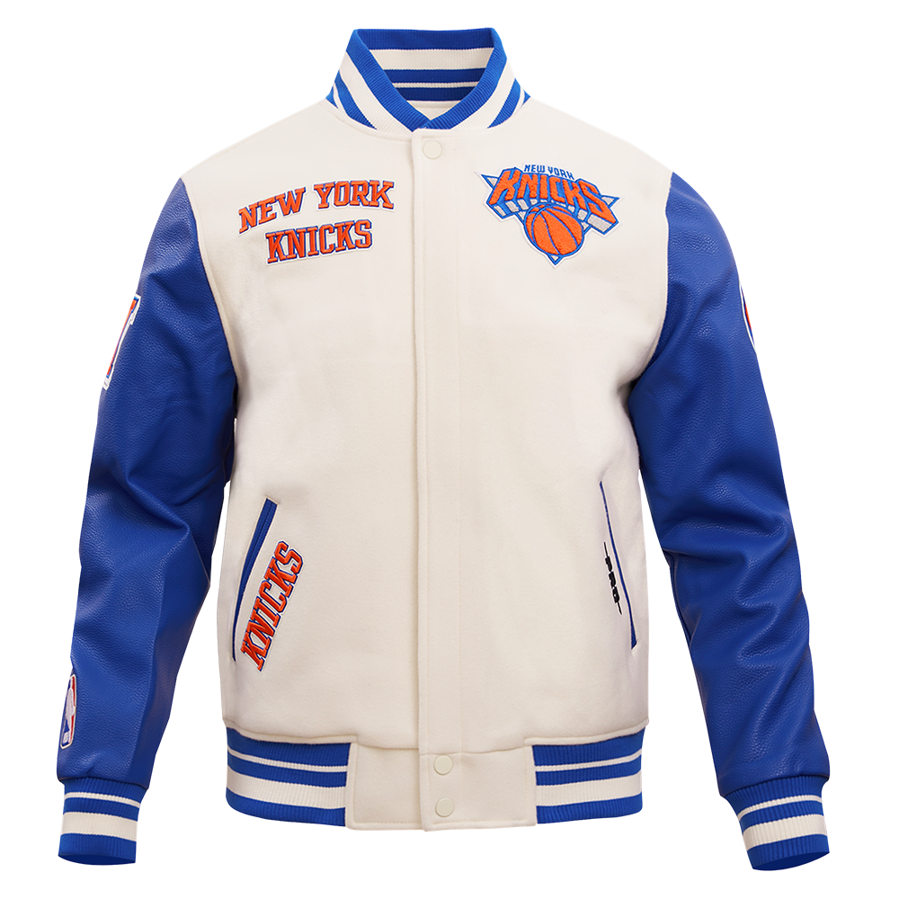 Mens New York Knicks Pro Standard Knicks Champ 2.0 Pullover Tan/Tan