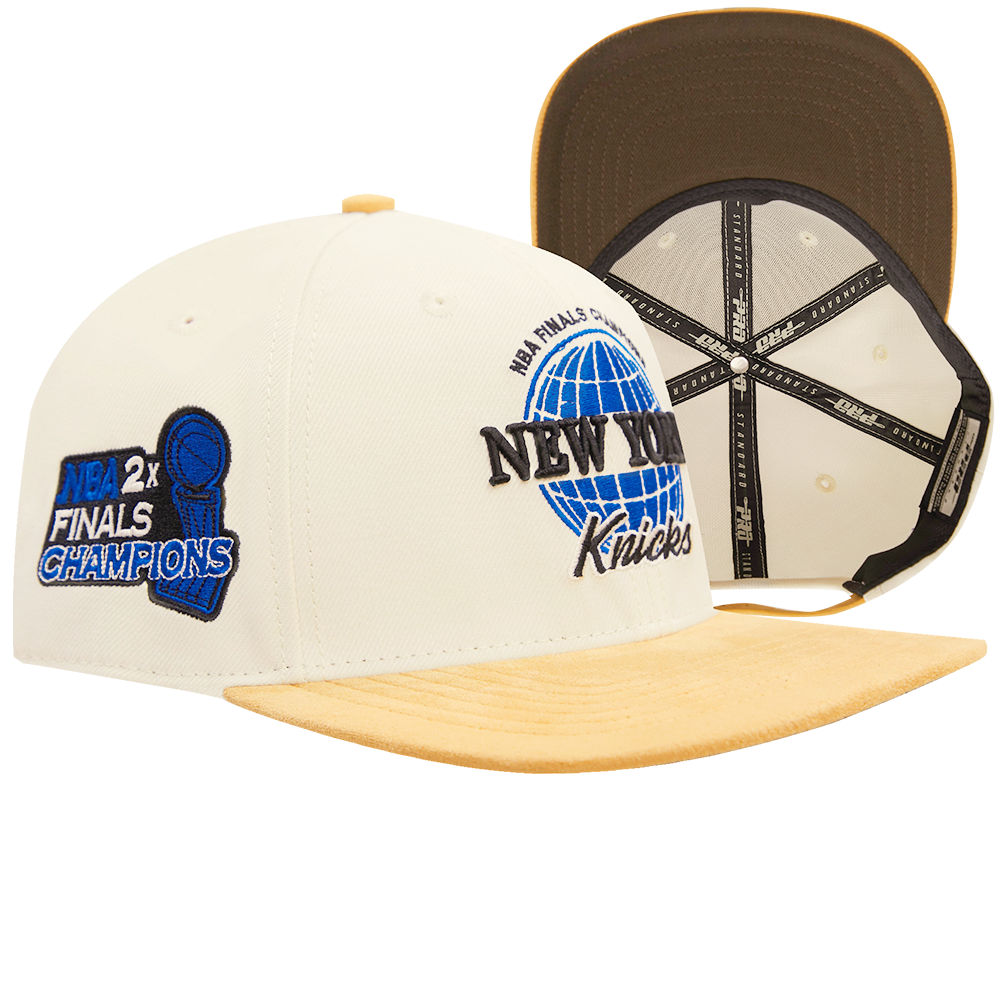 NBA NEW YORK KNICKS BUTTER SUEDE STRAPBACK HAT (EGGSHELL/SUEDE) – Pro  Standard