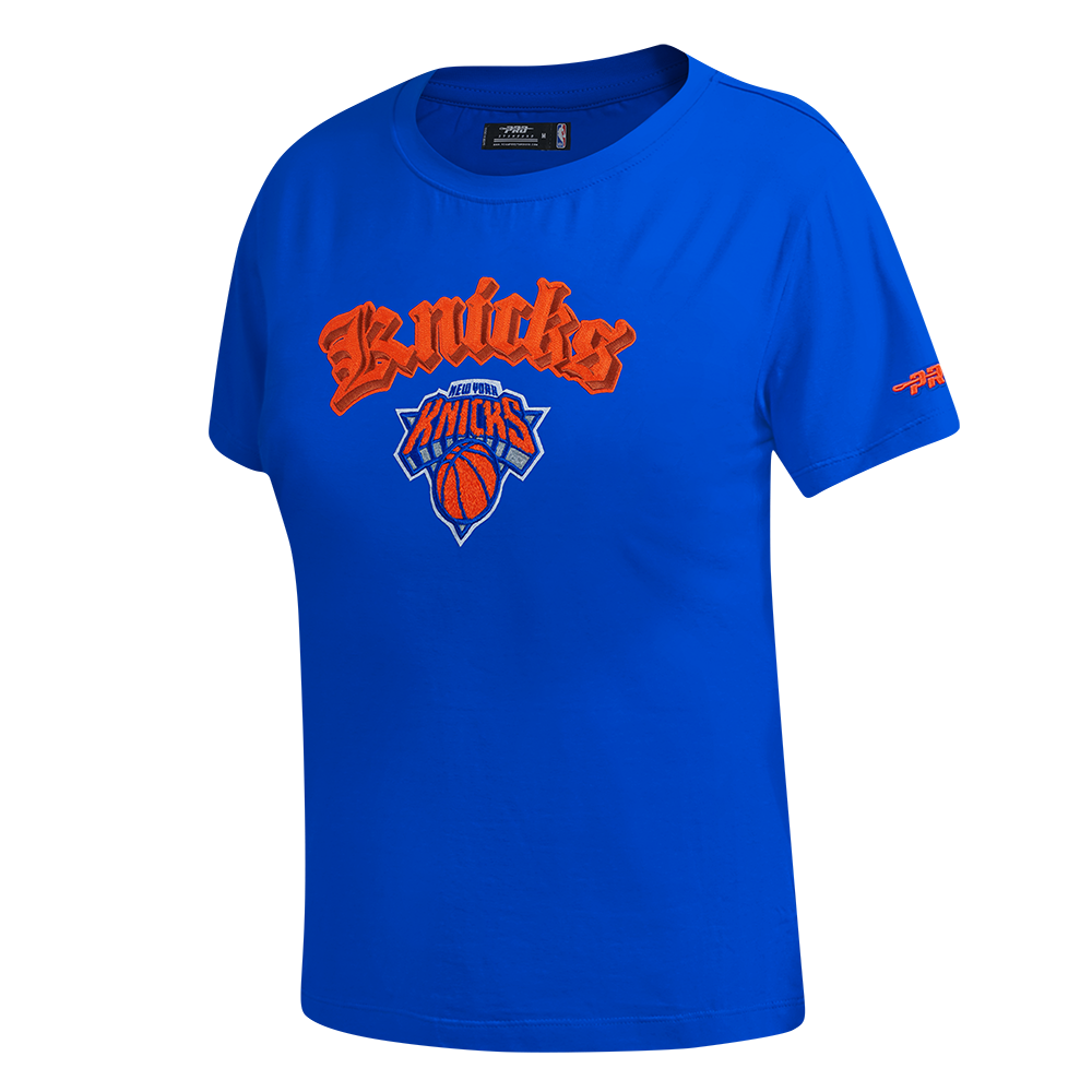 NBA NEW YORK KNICKS BEST OF WOMEN'S SS SLIM FIT TEE (ROYAL BLUE)