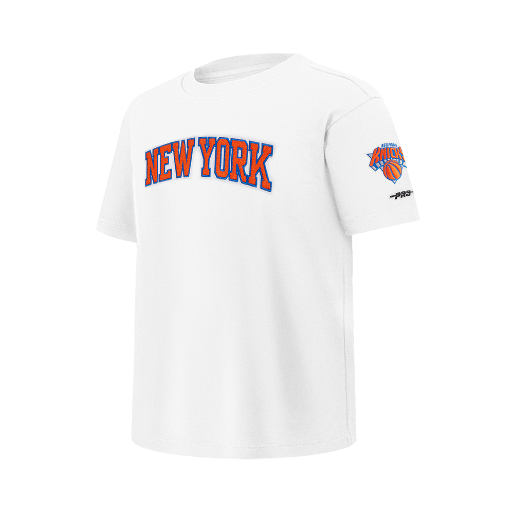 NBA NEW YORK KNICKS CLASSIC BIG BOY'S SJ TEE (WHITE)