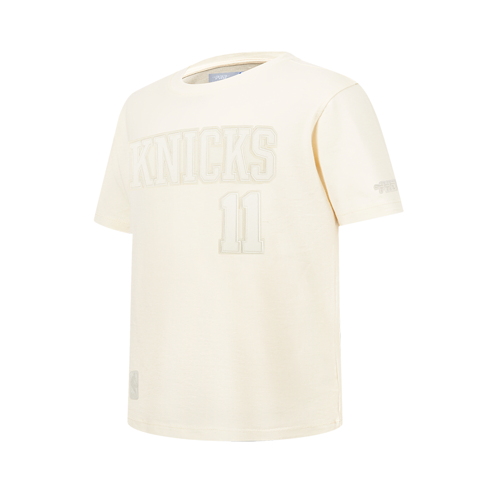 NBA NEW YORK KNICKS Jalen Brunson #11 NEUTRAL PNN BIG BOY'S SS TEE (EGGSHELL)