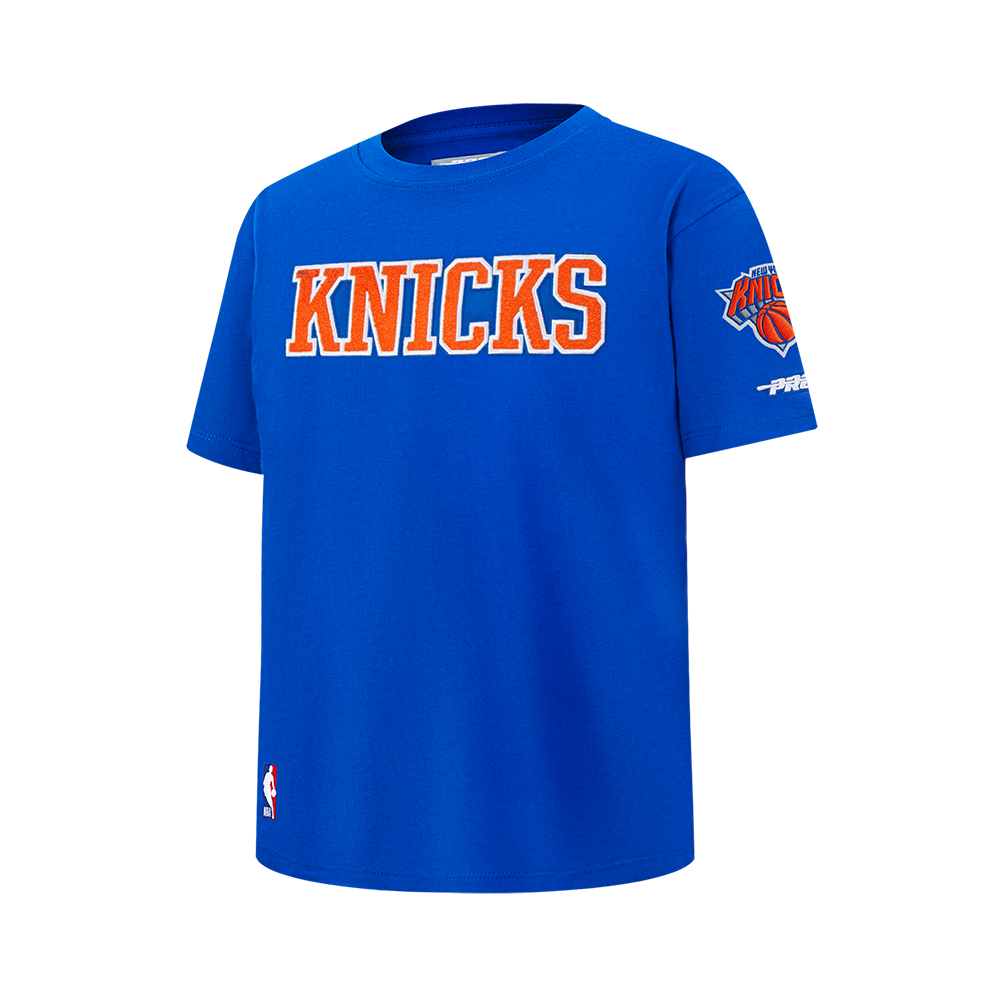 NBA NEW YORK KNICKS JALEN BRUNSON #11 CLASSIC PNN BIG BOY'S SS TEE (ROYAL BLUE)