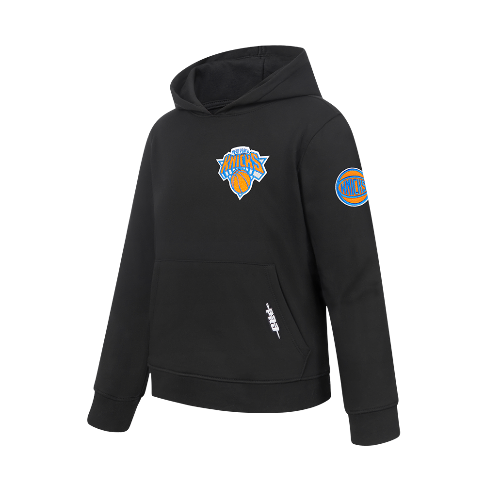 NBA NEW YORK KNICKS CLASSIC BIG BOYS FLC PO HOODIE (BLACK)
