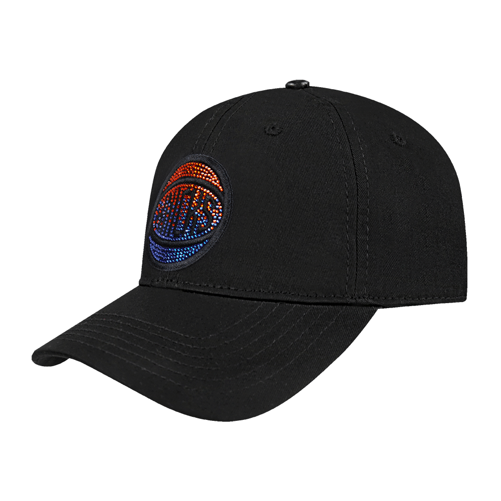 NBA NEW YORK KNICKS JEWELS WOMEN'S DAD HAT (BLACK)