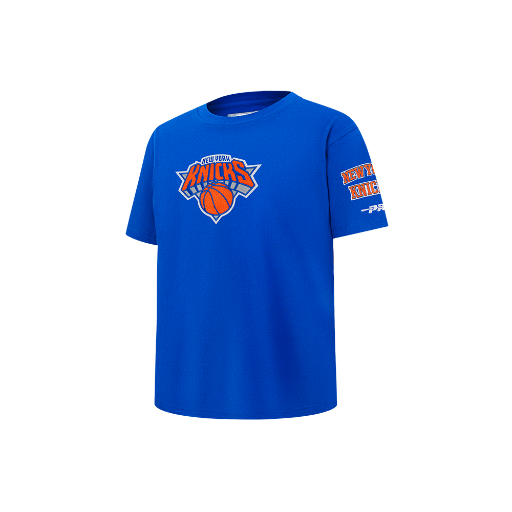 NBA NEW YORK KNICKS RETRO CLASSIC LITTLE BOYS SHORT SLEEVE TEE (ROYAL BLUE)