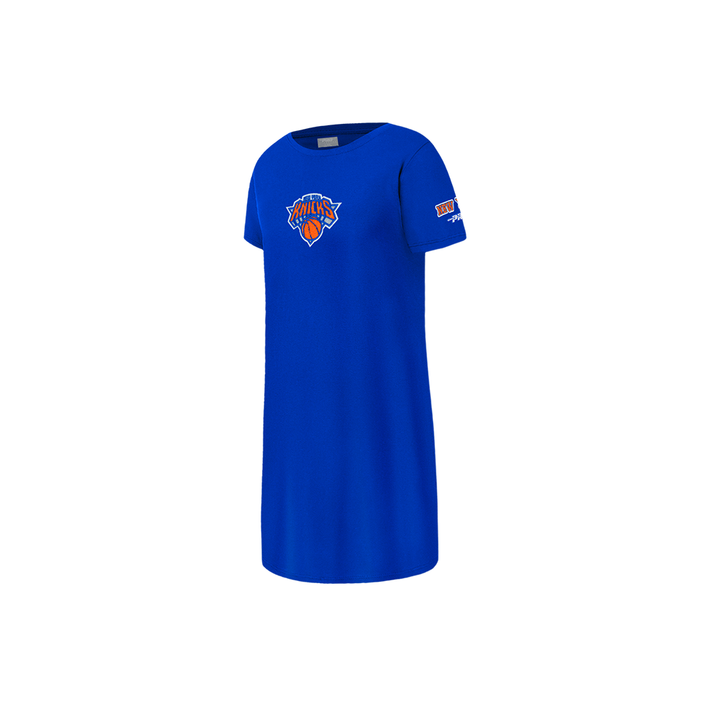 NBA NEW YORK KNICKS CLASSIC LITTLE GIRLS TEE DRESS (ROYAL BLUE)