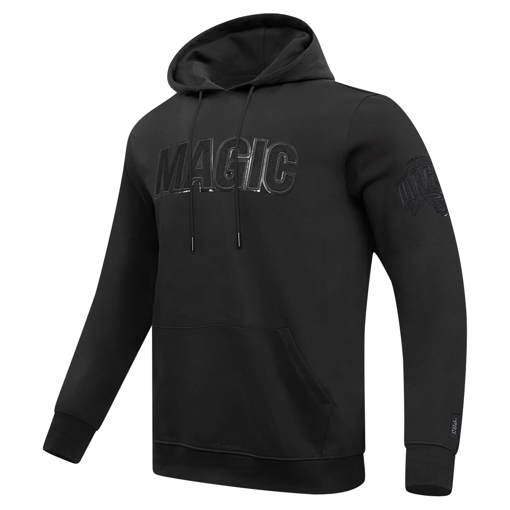 ORLANDO MAGIC TRIPLE BLACK MEN'S DK PO HOODIE (TRIPLE BLACK)