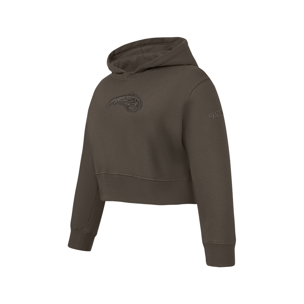 NBA ORLANDO MAGIC NEUTRAL BIG GIRLS FLC PO HOODIE (DARK TAUPE)