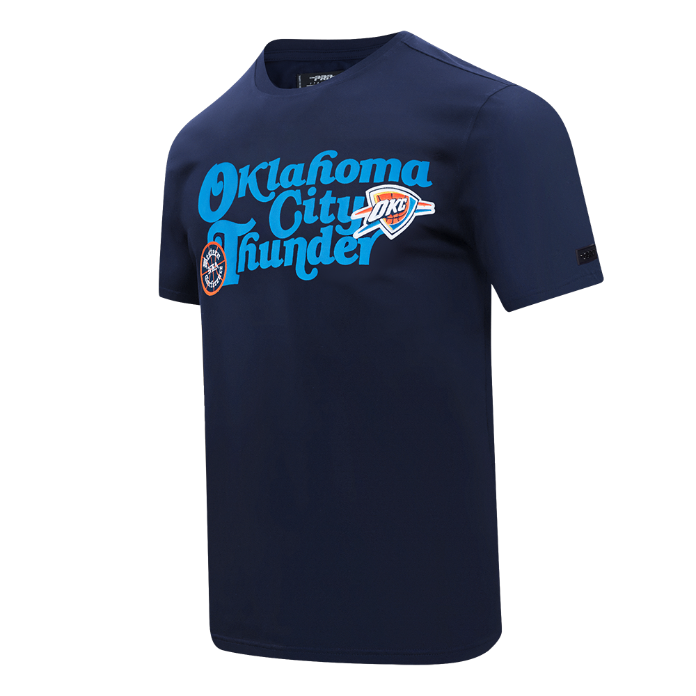 NBA OKLAHOMA CITY THUNDER SOUVENIR MEN'S SJ TEE (MIDNIGHT NAVY)