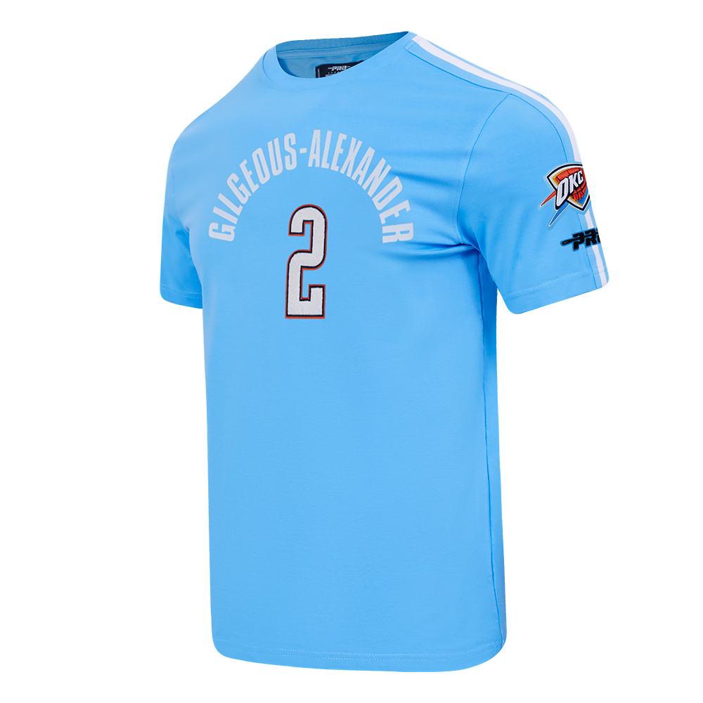 NBA OKLAHOMA CITY THUNDER SHAI GILGEOUS-ALEXANDER #2 CLASSIC PNN  MEN'S SJ TAPING TEE