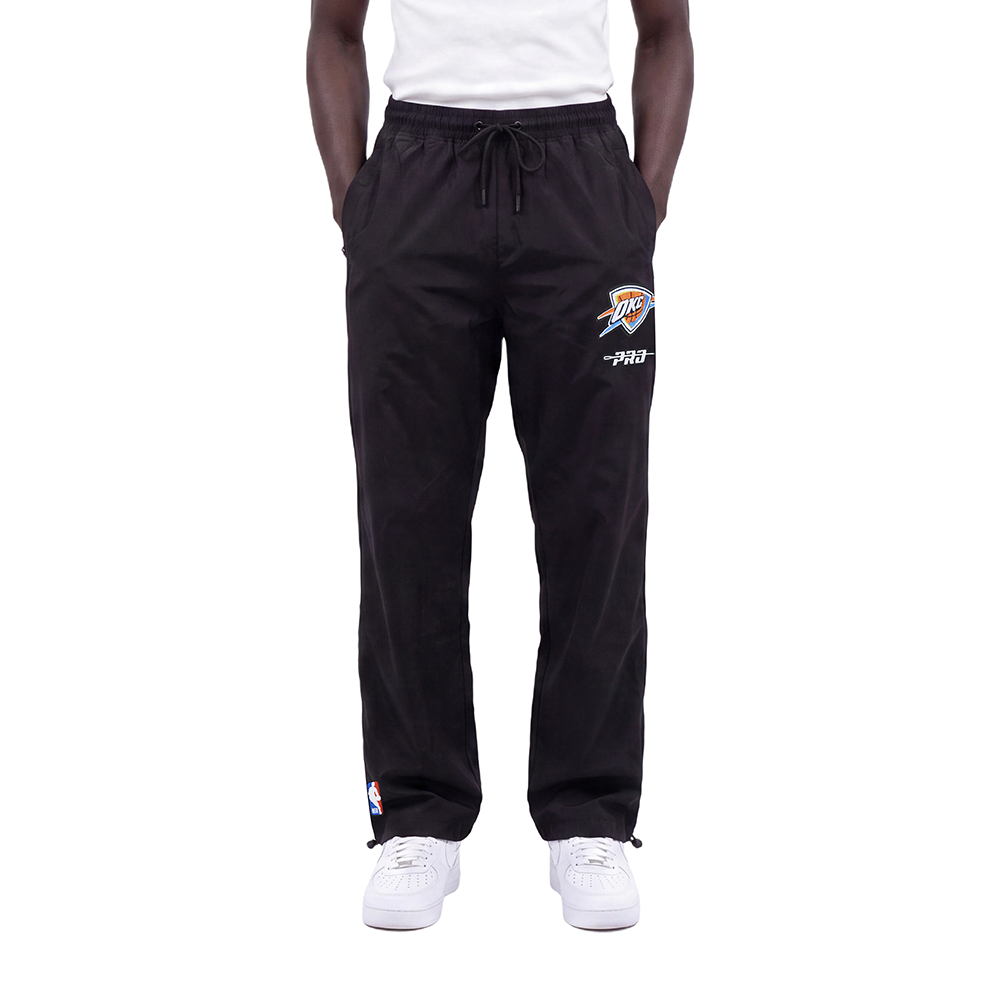 NBA OKLAHOMA CITY THUNDER PRE GAME MEN'S NYLON PANT (MIDNIGHT NAVY)
