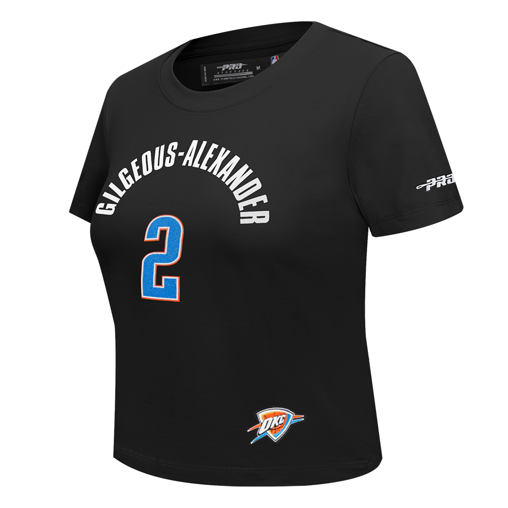 NBA OKLAHOMA CITY THUNDER SHAI GILGEOUS-ALEXANDER #2 CLASSIC PNN WOMEN'S SJ SLIM FIT TEE