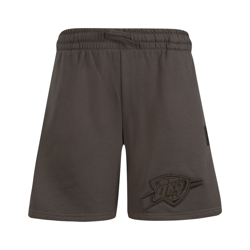 NBA OKLAHOMA CITY THUNDER NEUTRAL BIG BOYS FLC SHORT (DARK TAUPE)