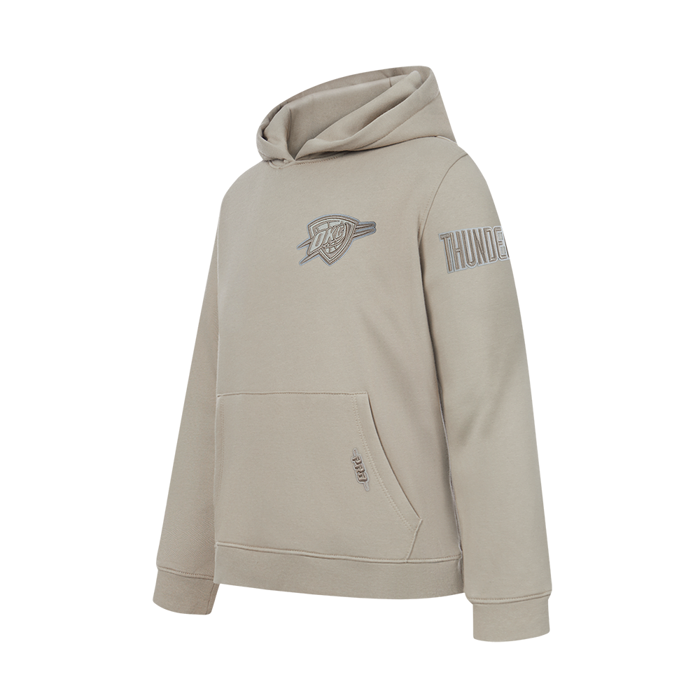 NBA OKLAHOMA CITY THUNDER NEUTRAL BIG BOYS FLC PO HOODIE (TAUPE)