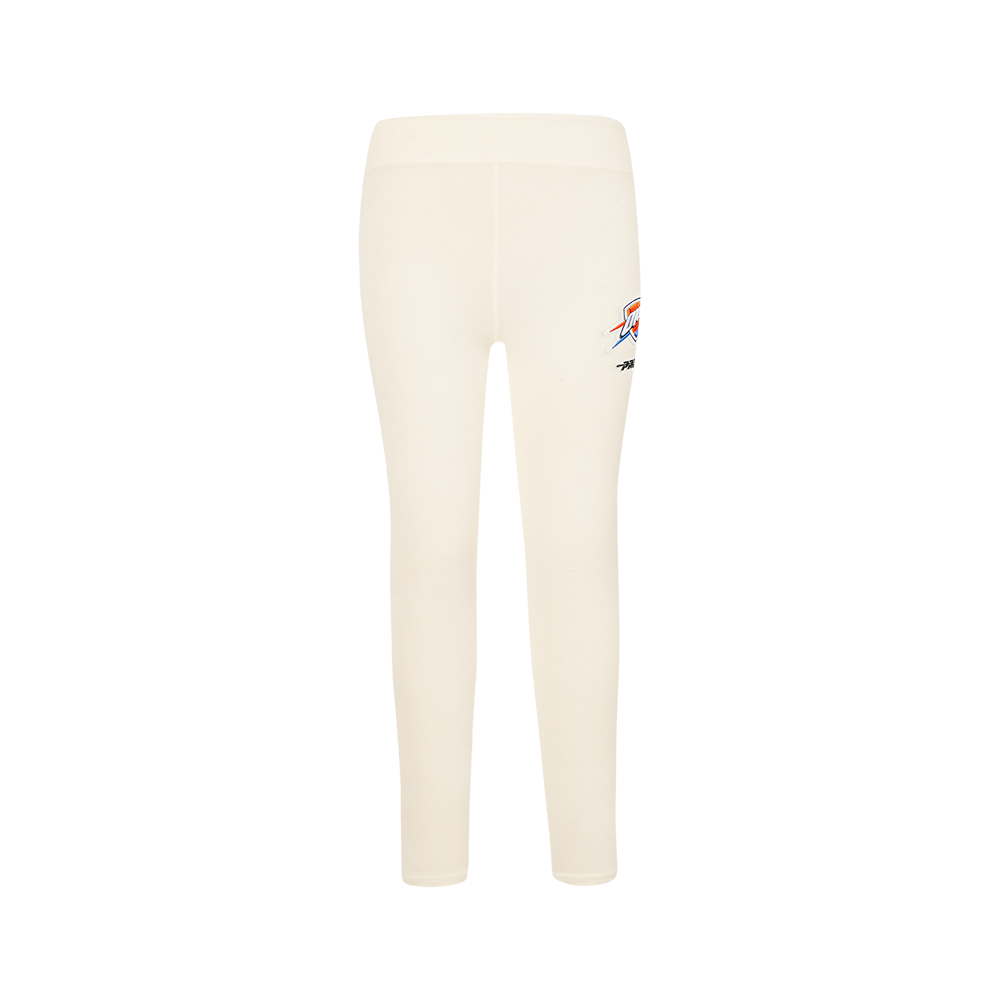 OKLAHOMA CITY THUNDER RETRO CLASSIC BIG GIRL'S LEGGING (EGGSHELL)