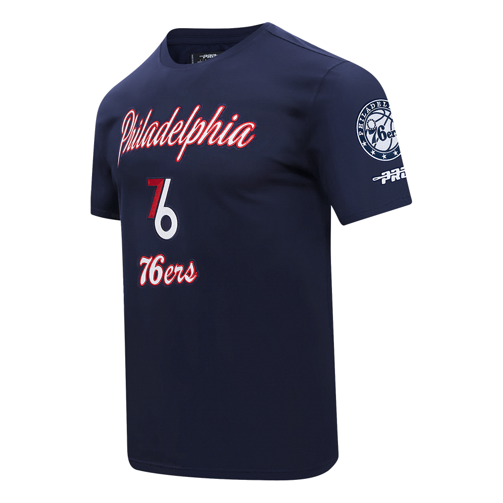 NBA PHILADELPHIA 76ERS CITY EDITION 25-26 MEN'S SJ TEE (MIDNIGHT NAVY)