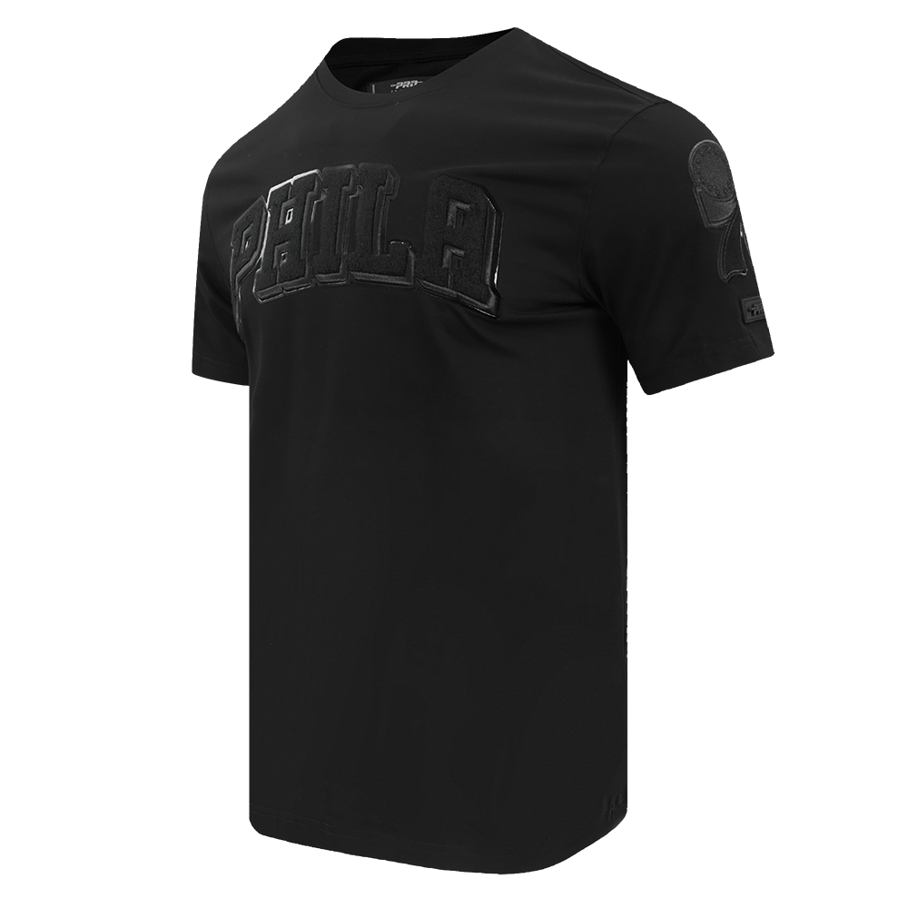 NBA PHILADELPHIA 76ERS CLASSIC 3BK MEN'S SJ TEE (TRIPLE BLACK)