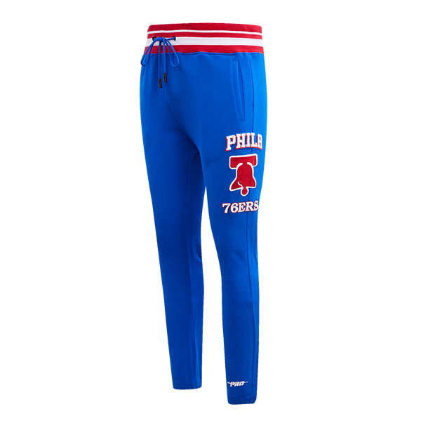 PHILADELPHIA 76ERS RETRO CLASSIC FLC PO HOODIE (ROYAL/RED) – Pro Standard