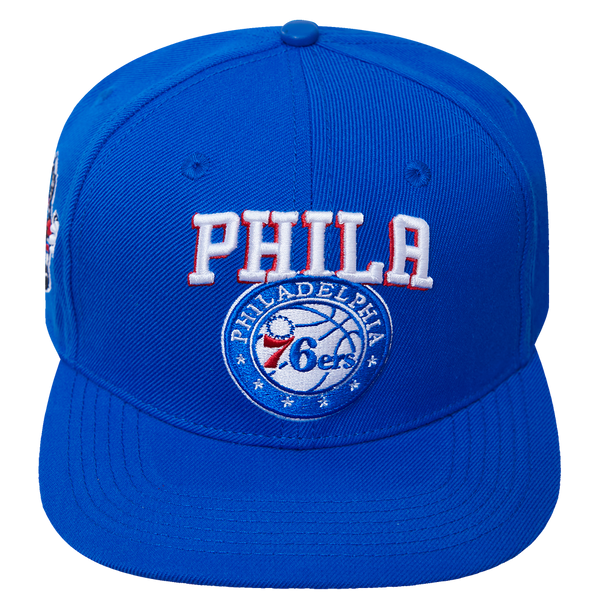 PHILADELPHIA 76ERS CLASSIC LOGO SNAPBACK HAT (ROYAL BLUE) – Pro Standard