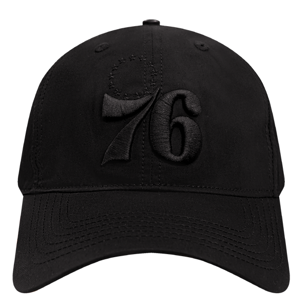 Black shops 76ers hat