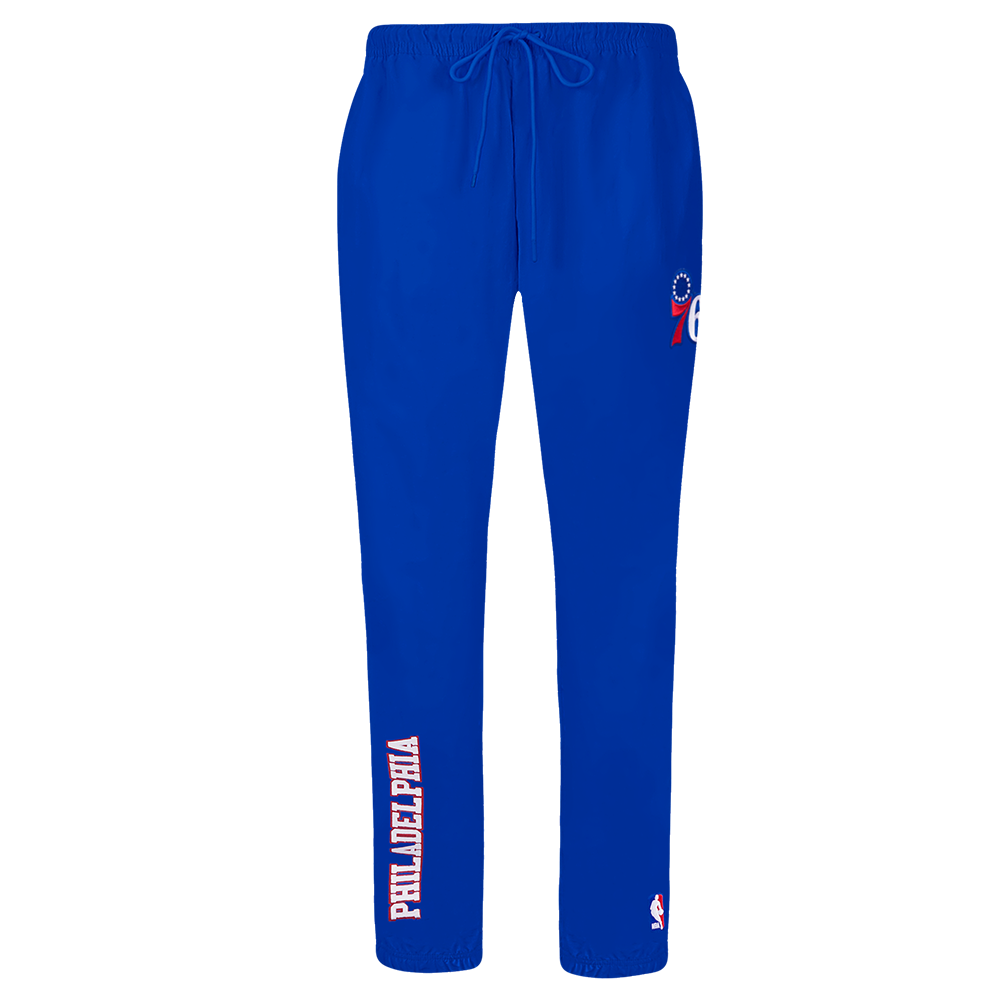 NBA PHILADELPHIA 76ers CLASSIC WIND WOVEN WOMEN'S PANT (ROYAL BLUE)