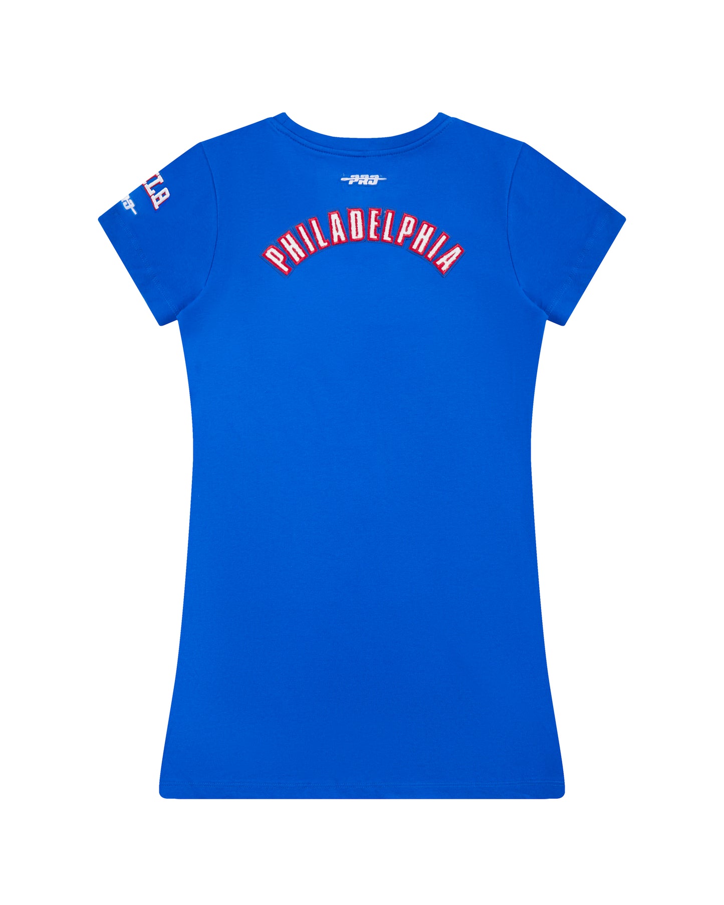 NBA PHILADELPHIA 76ERS CLASSIC LITTLE GIRLS TEE DRESS (ROYAL BLUE)