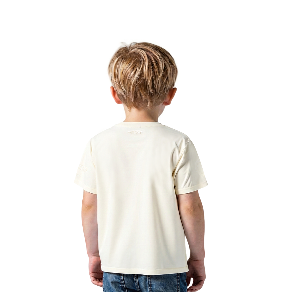 NBA PHILADELPHIA 76ERS NEUTRAL TODDLER BOYS SHORT SLEEVE TEE (EGGSHELL)
