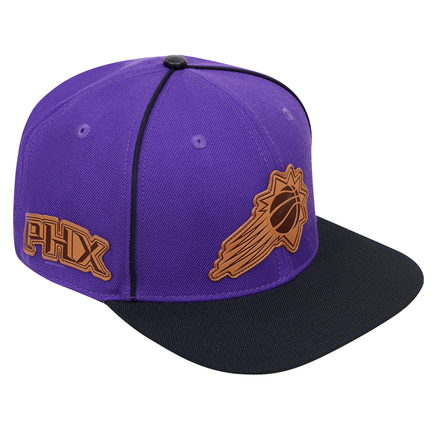 NBA PHOENIX SUNS HERITAGE WOOL SNAPBACK HAT (PURPLE/BLACK)